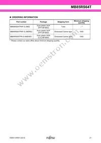 MB85RS64TPN-G-AMEWE1 Datasheet Page 21