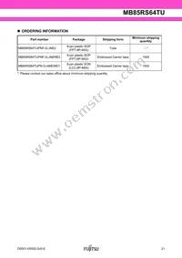 MB85RS64TUPNF-G-JNERE2 Datasheet Page 21