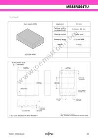 MB85RS64TUPNF-G-JNERE2 Datasheet Page 23
