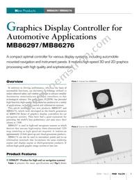 MB86297APBH-GSE1 Datasheet Cover