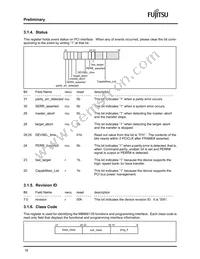 MB86613SPFV-G-BND Datasheet Page 17