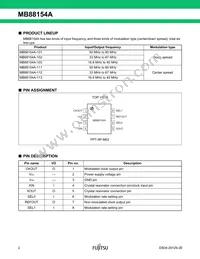 MB88154APNF-G-102-JNE1 Datasheet Page 2