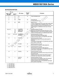 MB89191PF-G-441-EF-RE1 Datasheet Page 8