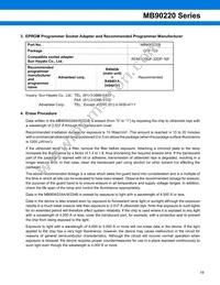 MB90224PF-GT-370E1 Datasheet Page 19