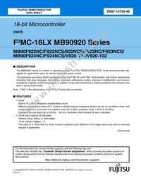 MB90922NCSPMC-GS-274E1 Datasheet Page 2