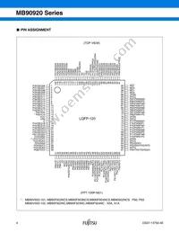 MB90922NCSPMC-GS-274E1 Datasheet Page 5