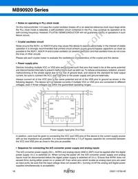 MB90922NCSPMC-GS-274E1 Datasheet Page 19