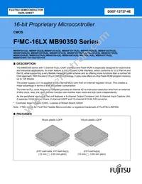 MB90F352SPFM-GS-121E1 Datasheet Cover