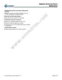MB90F387PMT-GS-N2E1 Datasheet Page 3