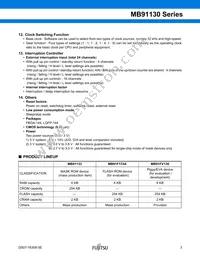 MB91133PMC-G-124K5E1 Datasheet Page 4