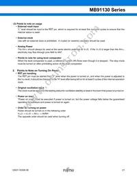 MB91133PMC-G-124K5E1 Datasheet Page 22