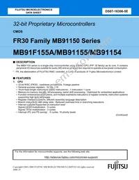 MB91154PFV-G-127K5E1 Datasheet Page 2