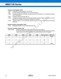 MB91154PFV-G-127K5E1 Datasheet Page 23