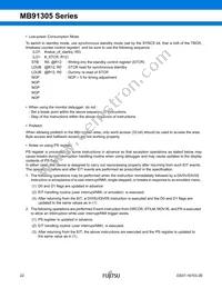 MB91305PMC-G-BNDK5E1 Datasheet Page 23
