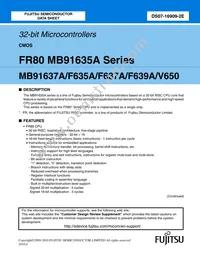 MB91637APMC-G-101K5E1 Datasheet Page 2