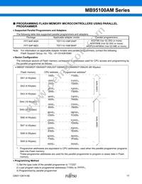 MB95F108AJWPMC-GE1 Datasheet Page 17