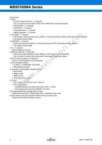 MB95F168JAPMC1-GE1 Datasheet Page 2