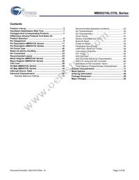 MB95F318E-CHIP32 Datasheet Page 3