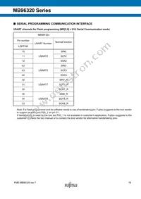 MB96F326RSBPMC-GSE2 Datasheet Page 19