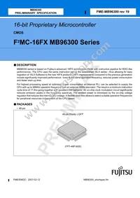 MB96F348TSAPMC-GSE2 Datasheet Cover