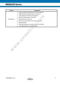 MB96F356RWBPMC-GSE2 Datasheet Page 5