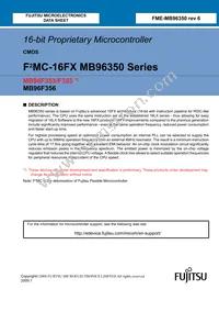 MB96F356RWBPMC1-GSE2 Datasheet Cover