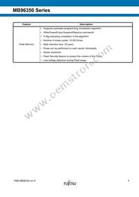 MB96F356RWBPMC1-GSE2 Datasheet Page 5