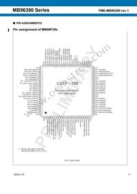 MB96F395RWAPMC-GSE2 Datasheet Page 11