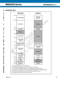 MB96F395RWAPMC-GSE2 Datasheet Page 23