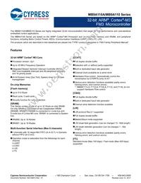 MB9AF115NAPMC-G-JNE2 Datasheet Page 2