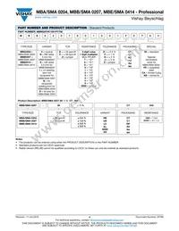 MBB02070C5608DC100 Datasheet Page 4