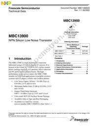 MBC13900NT1 Datasheet Cover