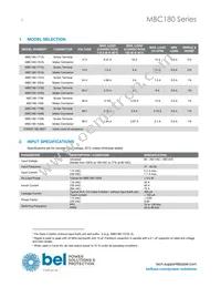 MBC180-1T58L Datasheet Page 2