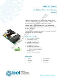 MBC40-3002G Datasheet Cover