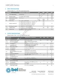 MBC600-1048G Datasheet Page 3