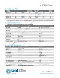 MBC800-1T48 Datasheet Page 2