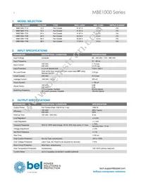 MBE1000-1T48 Datasheet Page 2