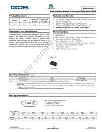 MBR0580S1-7 Datasheet Cover