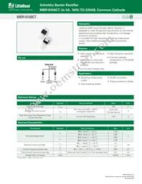 MBR10100CT Datasheet Cover