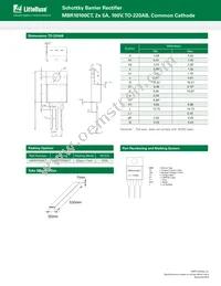 MBR10100CT Datasheet Page 3