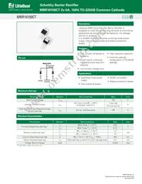 MBR10150CT Datasheet Cover
