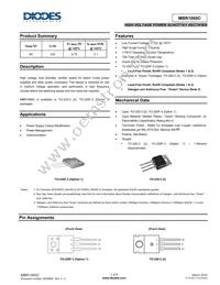 MBR1060CTF-E1 Datasheet Cover