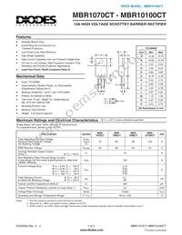 MBR1070CT Datasheet Cover