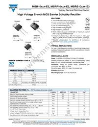MBR1090-E3/4W Datasheet Cover