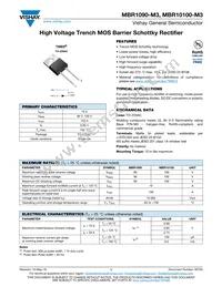 MBR1090-M3/4W Datasheet Cover