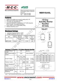 MBR10U45L-TP Datasheet Cover