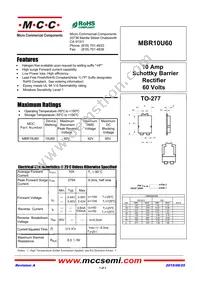 MBR10U60-TP Datasheet Cover