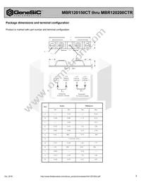 MBR120200CTR Datasheet Page 3