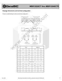 MBR12035CT Datasheet Page 3