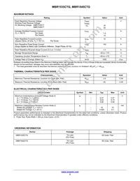 MBR1535CT Datasheet Page 2